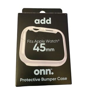 Onn~Running Clear Smartwatch Case 
for Apple Watch 45mm
Style #2421S
New